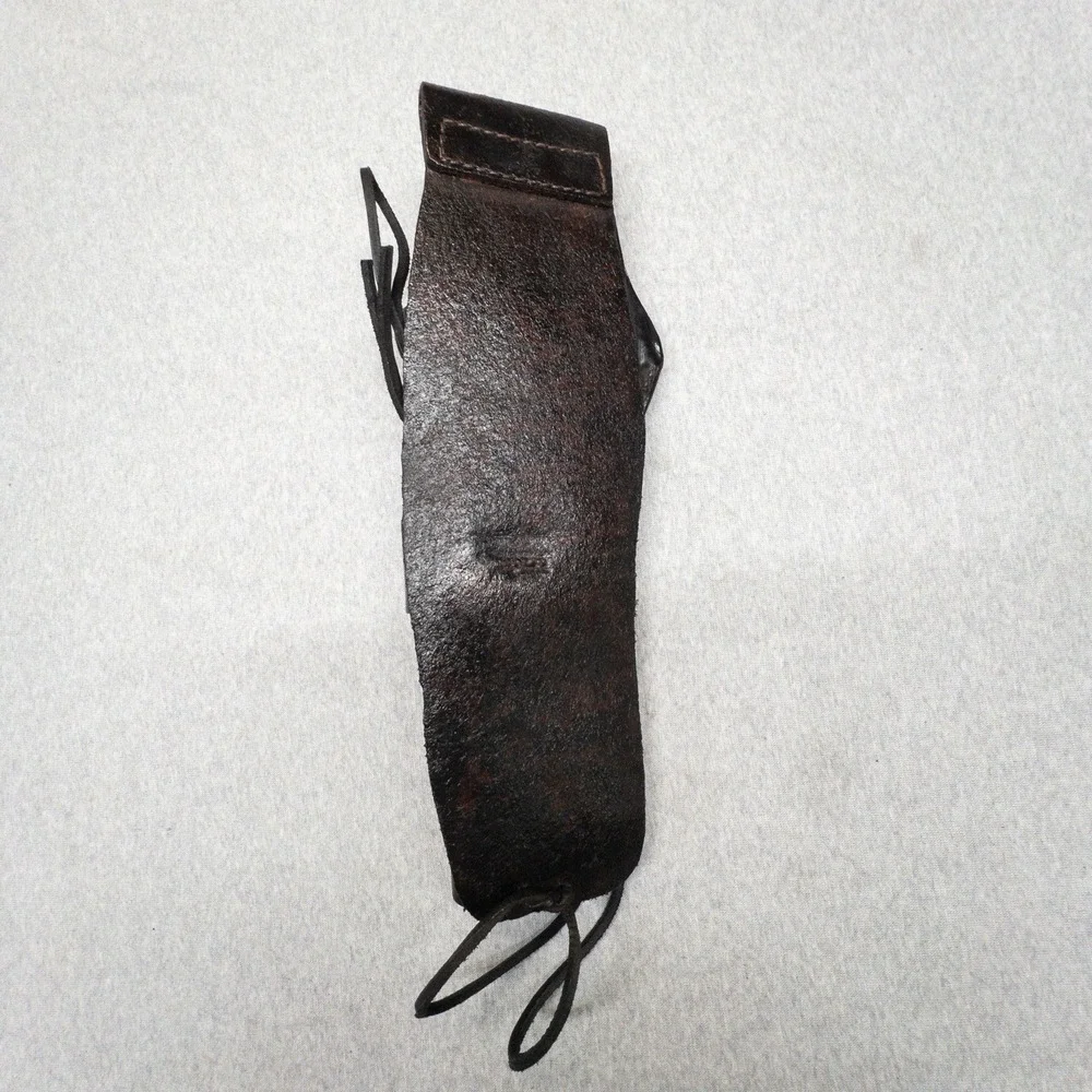 Unbranded Western‎ Drop Hand Tooled Leather Holster Floral Cowboy Saddle Strap